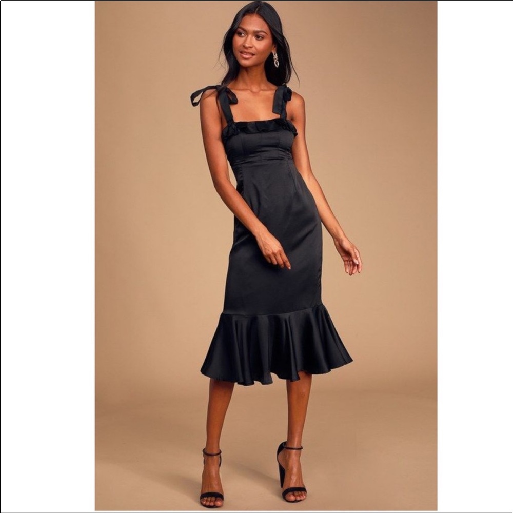 Lulus black dres size M